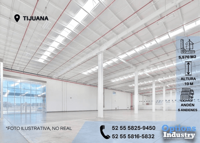 Gran nave industrial para rentar en Tijuana
