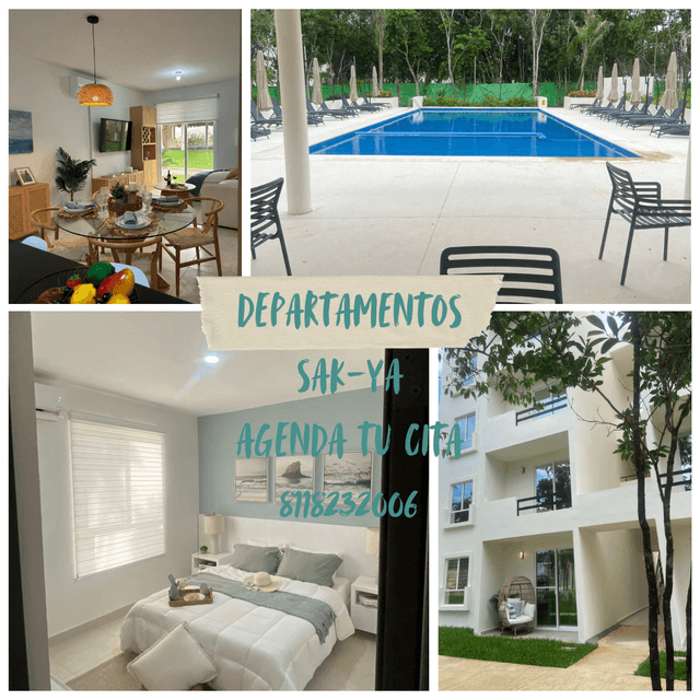 DEPARTAMENTO EN PLAYA DEL CARMEN