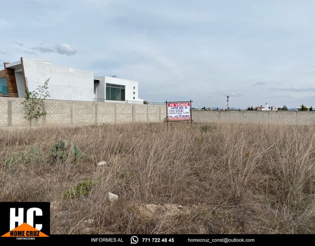 Terreno en Venta 1,154.36 m² en Pachuca Hidalgo