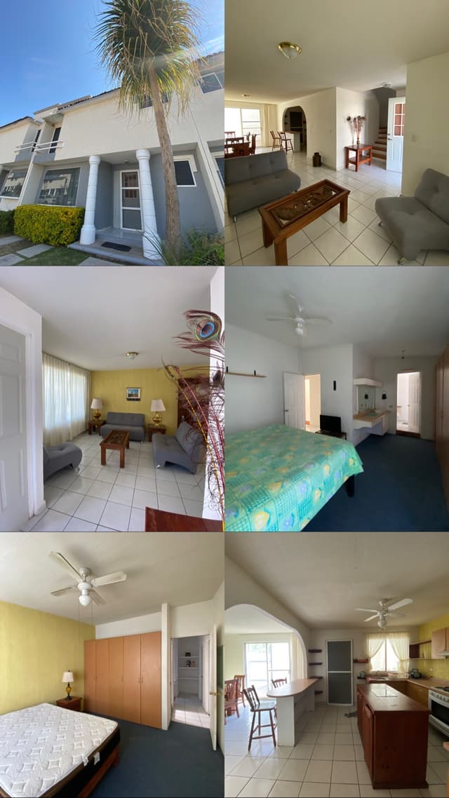 RENTA Casa Amueblada Querétaro Col. Palmares