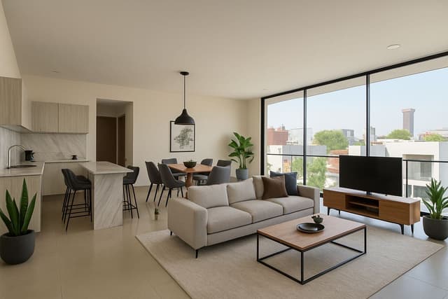 🏡 Departamento NUEVO con Roof Garden Privado en Venta – Narvarte, CDMX