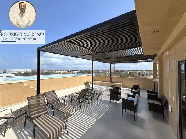 Se renta departamento de 2 dormitorios, totalmente amueblado y equipado en Playa del Carmen