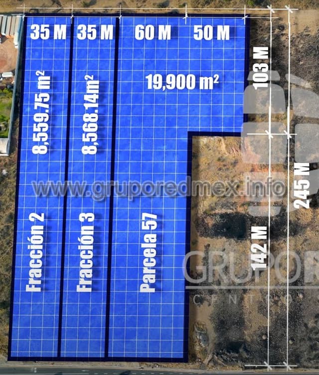 Fraccion 2. Terreno Comercial en venta corredor urbano en Fray Junípero Serra Queretaro