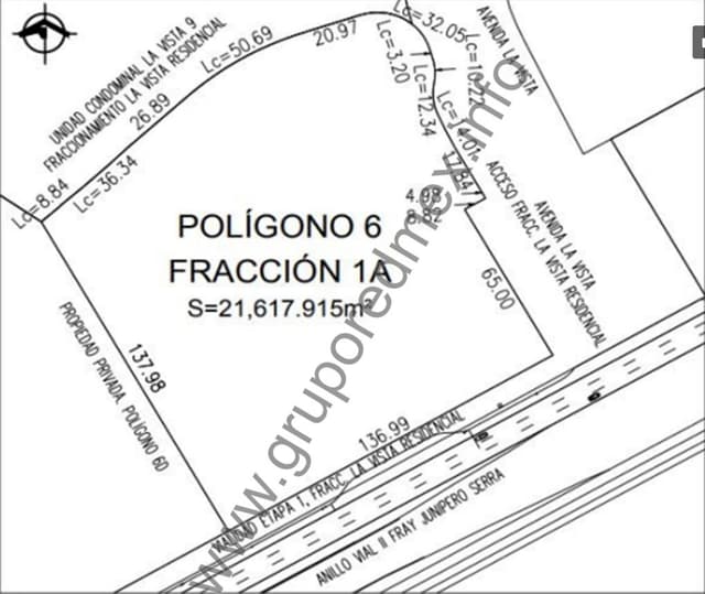 Terreno Comercial en Fray Junípero Serra Queretaro