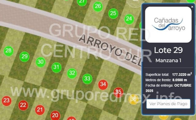 LOTE 29 EN CAÑADAS DEL ARROYO, CORREGIDORA, QUERETARO