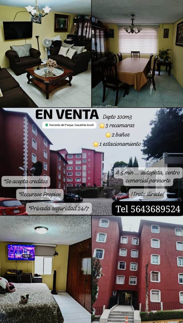En venta departamento amplio