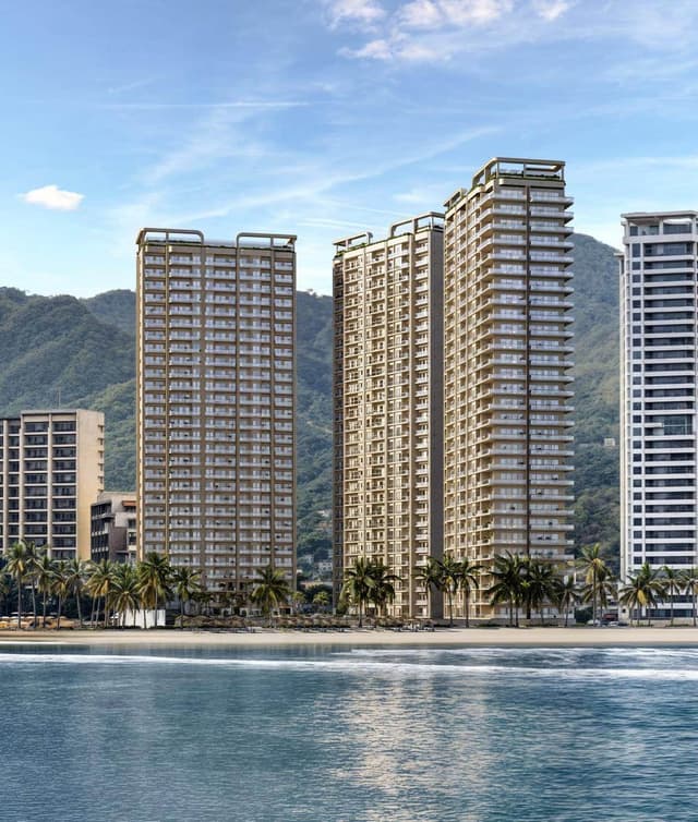 Deptos a Pie de Playa Desde $4,800,000 en Puerto Vallarta. Vista a Toda La Bahía de Banderas.