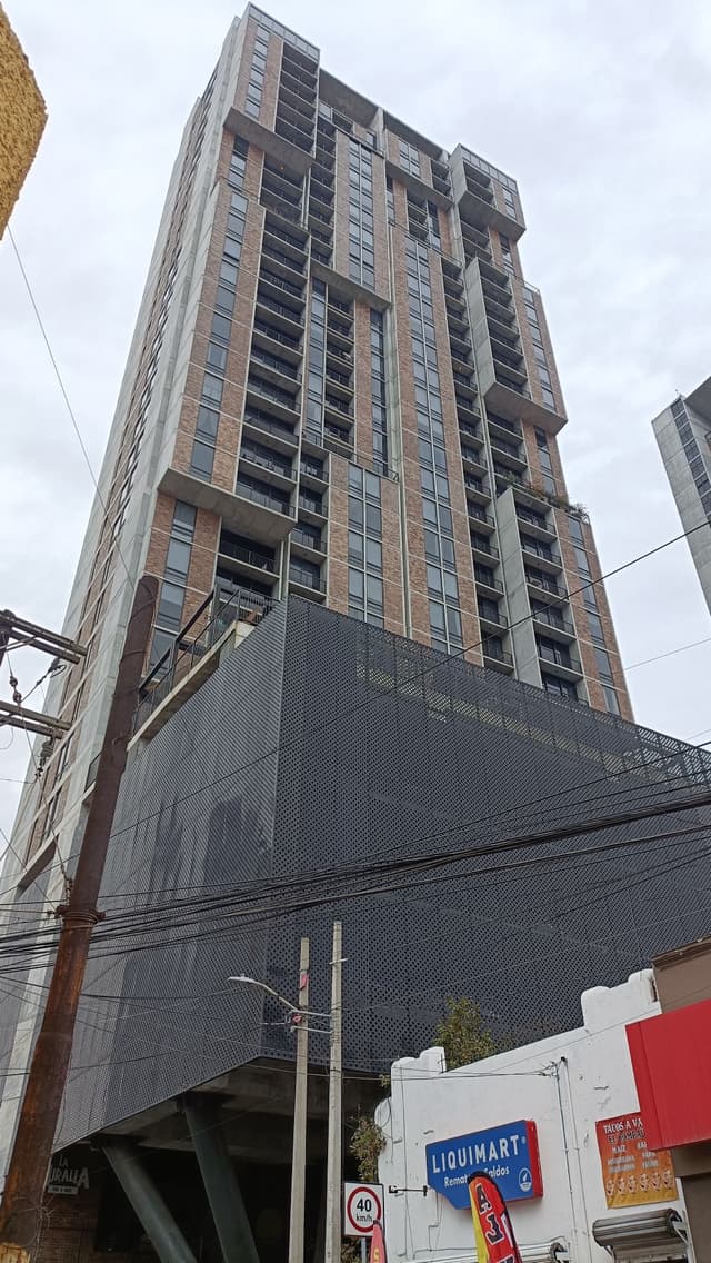 Departamento en renta 1 recamara, Torre Barrio W, Centro de Monterrey