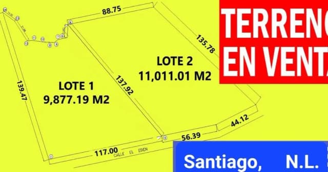 Terreno en Venta en La Boca, Santiago, Nuevo León