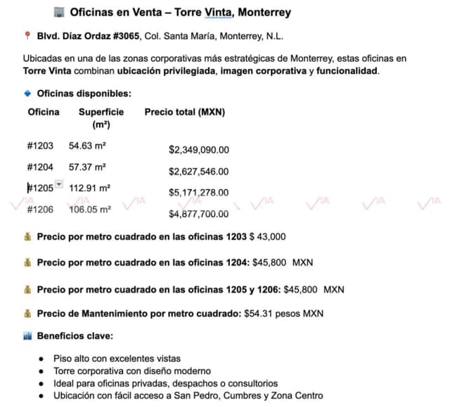 Oficina en Venta en Cumbres del Valle, Monterrey, Nuevo León
