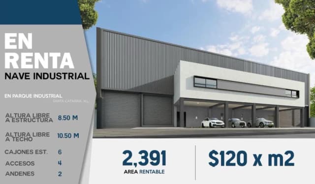 Nave en Renta en Parque Industrial Martel de Santa Catarina, Santa Catarina, Nuevo León