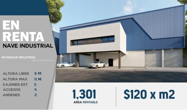 Nave en Renta en Magna Industrial Park, Santa Catarina, Nuevo León