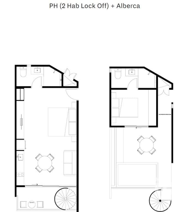 Penthouse tipo loft con lock off en venta Tulum, Quintana Roo