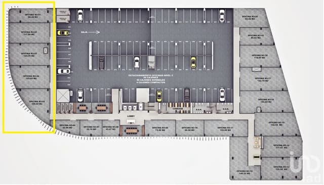 Oficina en renta en Puerto Cancún