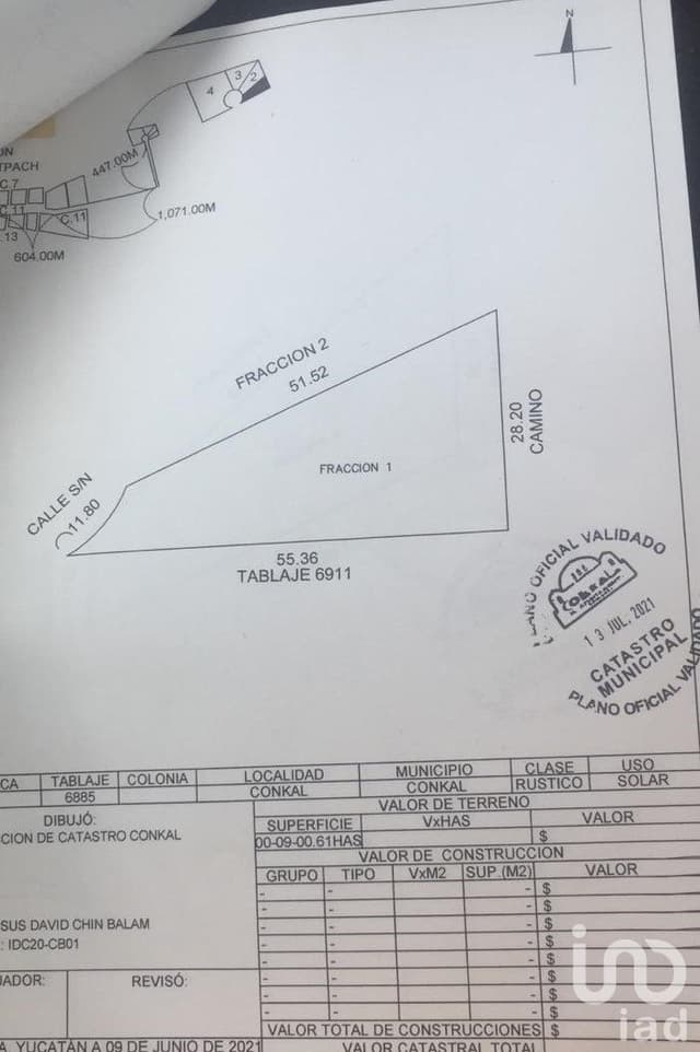 Terreno en Venta en Sitpach Conkal al norte de Mérida