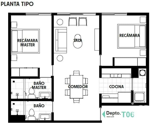 Preventa Departamento de 69.62 m2 en el corazón de San Rafael -Tu nuevo comienzo en Gabino Barreda