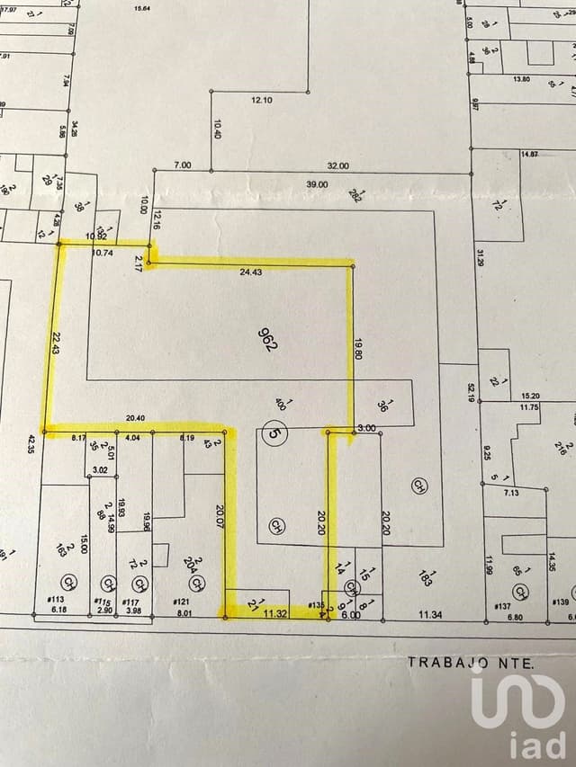 Terreno en venta de 962.00 M2. Excelente ubicación y gran oportunidad para inversionistas