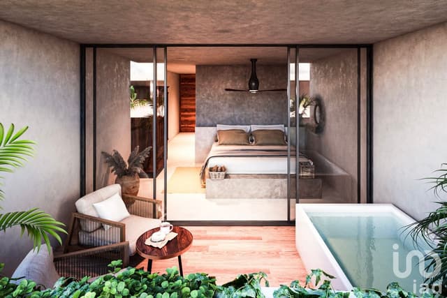 Preventa departamento Lock Off a 10 minutos de playa en Tulum Quintana Roo.
