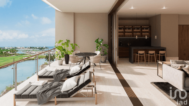 Departamento 4 recamaras en Puerto Cancun a la Venta.