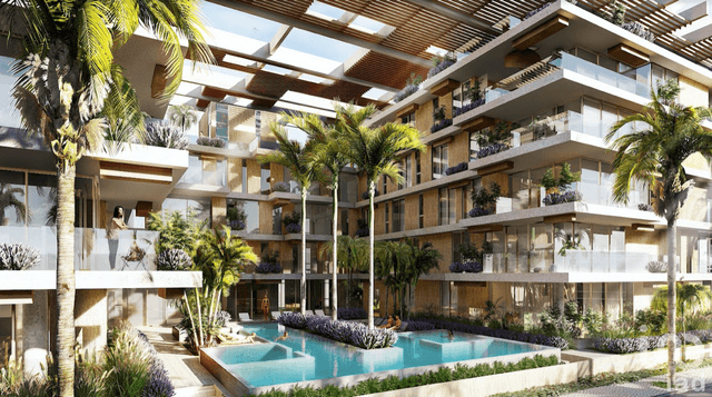 Departamento a la venta en zona exclusiva Puerto Cancún con 4 recamaras. Oportunidad de inversión