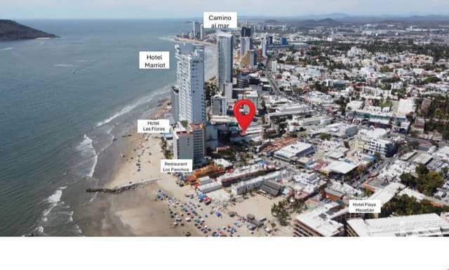 Departamento en preventa en la Zona Dorada de Mazatlán a unos pasos del mar