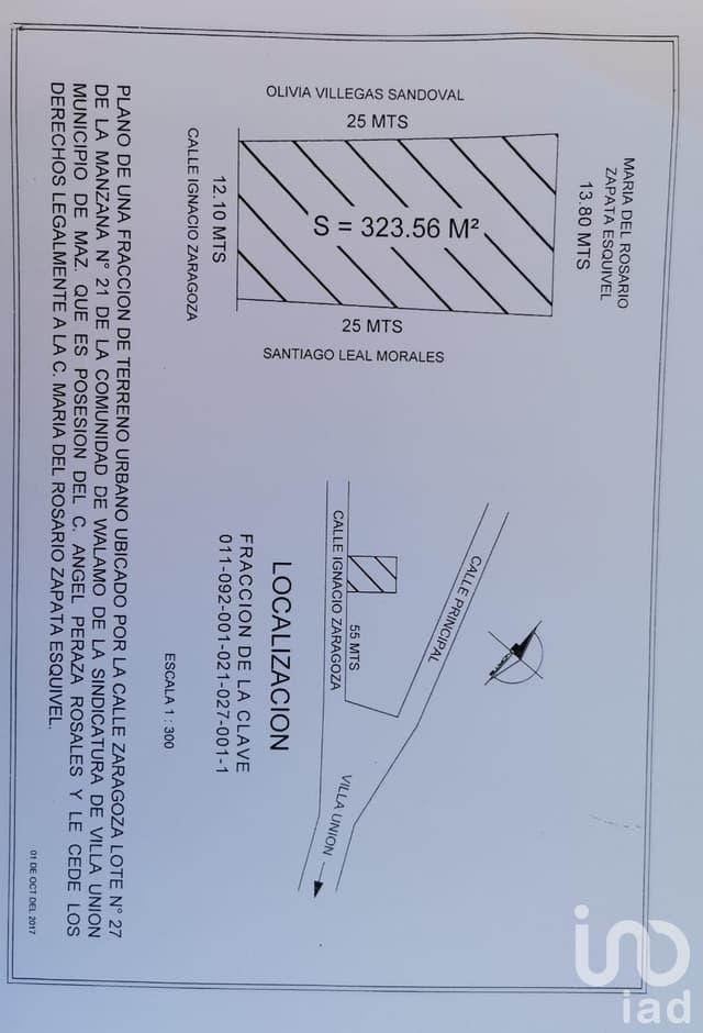 Oportunidad de Inversion, Se Vende Casa y Terreno en Walamo, Sinaloa