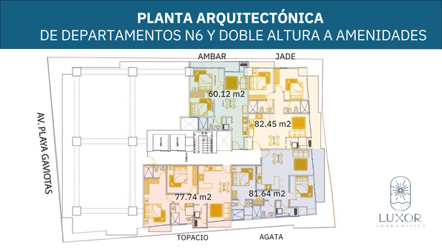 LUXOR DEPARTAMENTOS EN VENTA - PREVENTA A SOLO UNA CALLE DE LA PLAYA ZONA DORADA