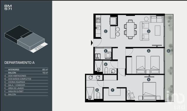 Departamento en venta en Barranca del Muerto - Álvaro Obregón