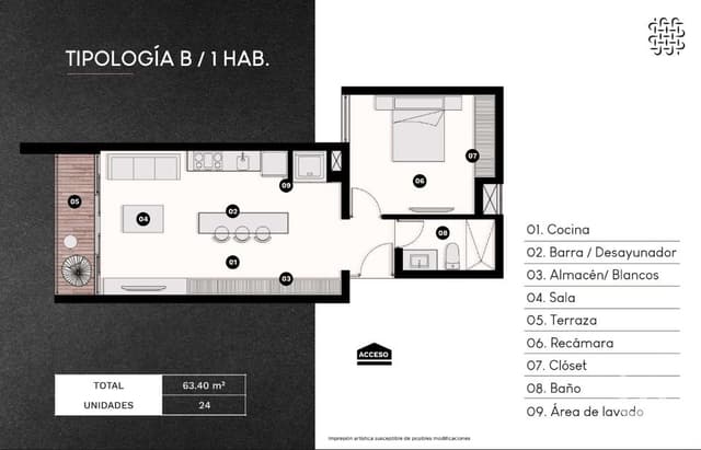 Venta de departamento en Sta. Gertrudis Copó, Mérida, Yucatán.