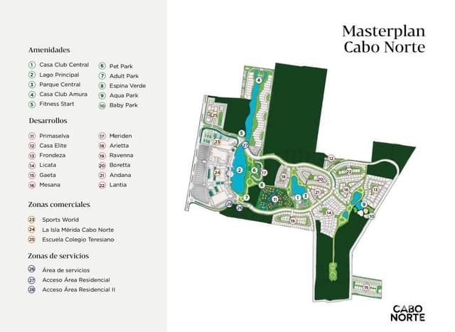 Venta de terreno en Cabo Norte, Mérida, Yucatán.