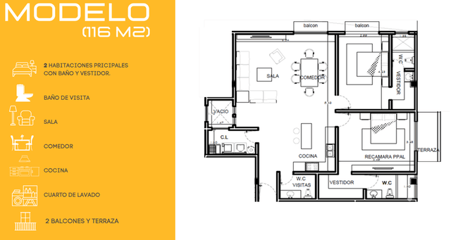 Preventa departamento Torre Residencial Sierra Hermosa