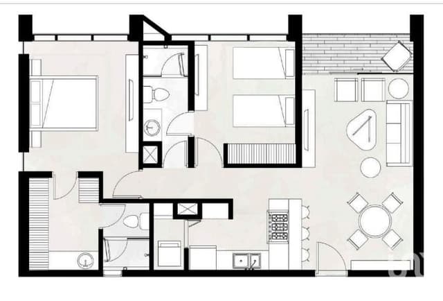 Departamento en Venta Colonia Huasteca Santa Catarina Nuevo León