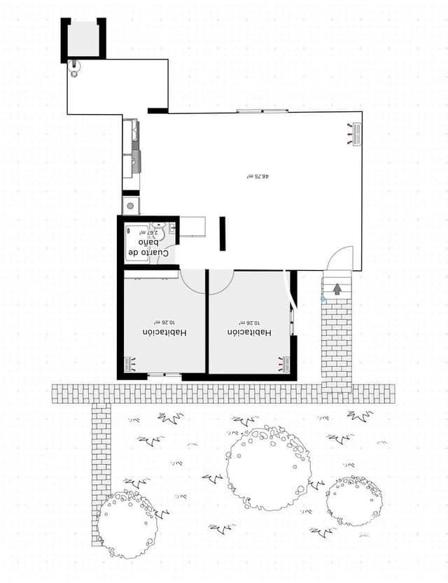 Departamento en Cancún - Planta Baja - Supermanzana 32 (Zona Céntrica y Tranquila)