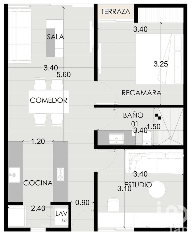 !!ULTIMOS¡¡ Departamento Amueblado PREVENTA(10%enganche - 90%entrega) Temozón Norte Mérida