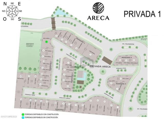 Terrenos en venta en Palmarena