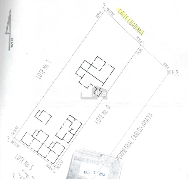 Casa- Terreno en venta en Cd Juarez, La Azteca