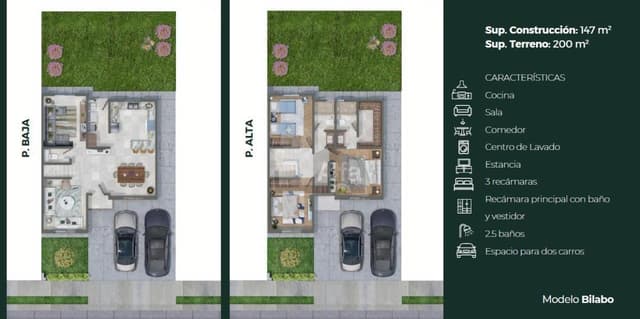 Casa en preventa modelo Bilbao, Vivento Residencial, Hermosillo Sonora.