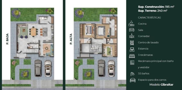 Casa en preventa modelo Gibraltar en Vivento Residencial Hermosillo, Sonora.