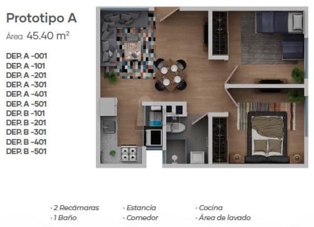 Departamento en venta en Jamaica, Venustiano Carranza, Ciudad de México