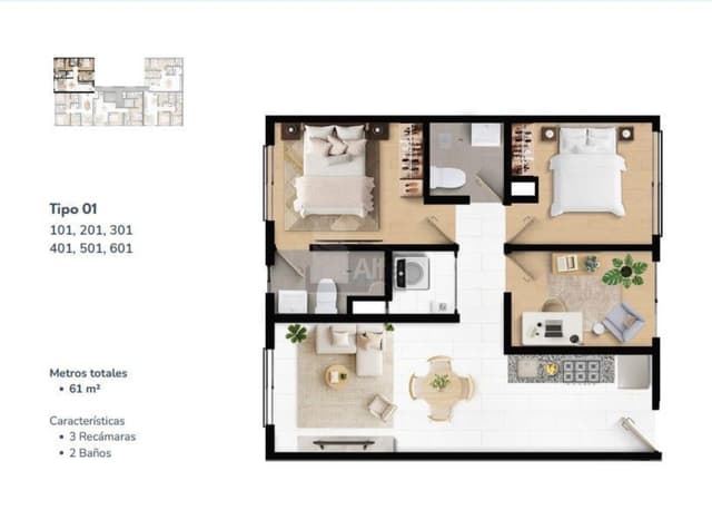 Departamento en venta en San Pedro de los Pinos, Benito Juárez, Ciudad de México
