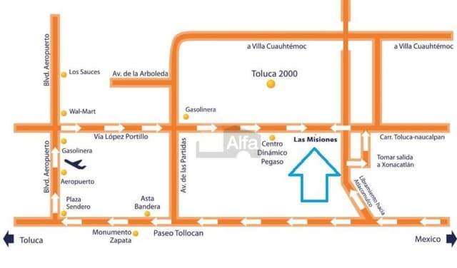 Casa en Venta las Misiones, 3 recamaras, Cerca del parque industrial Toluca 2000