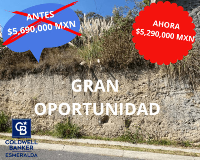 TERRENO EN VENTA EN CONDADO DE SAYAVEDRA ATIZAPAN