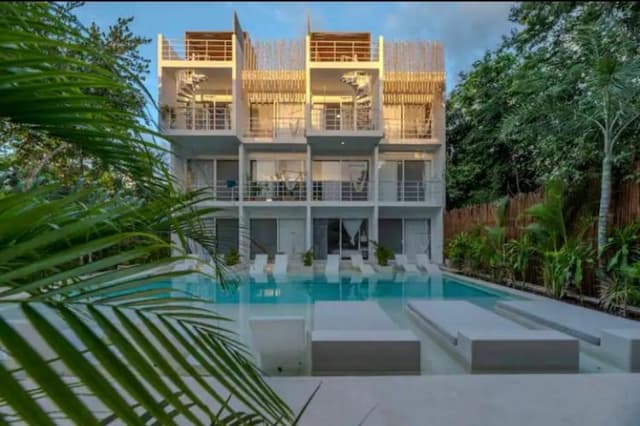 Studio Penthouse con Roof Garden y Jacuzzi en Muuk Residencial, Tulum