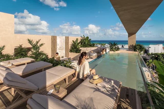 Elegante Loft de 1 baño 1 baño en Playa del Carmen