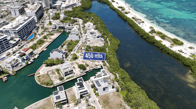 Terreno en Venta con Vista al Mar y a la Laguna en Puerto Cancún – Ubicación de Lujo y Exclusividad