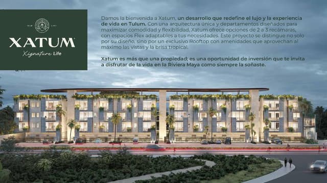 Departamentos de Lujo en XATUM, la Inversión Más Inteligente en Tulum.