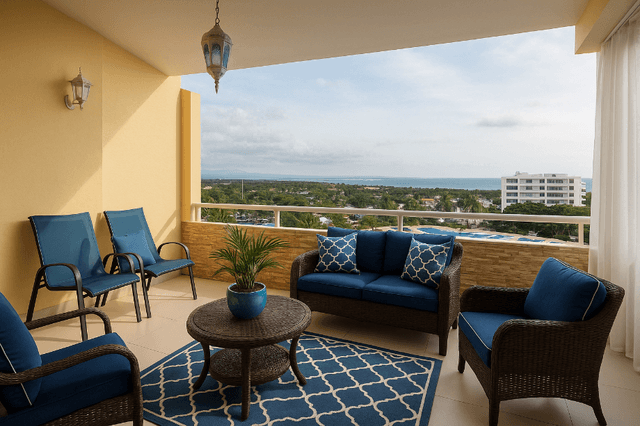 Amplio Condominio de 4 Recámaras en Orquídeas Flamingos – Comunidad Cerrada con Alberca, Tenis y Cuotas de Mantenimiento Bajas en Nuevo Vallarta