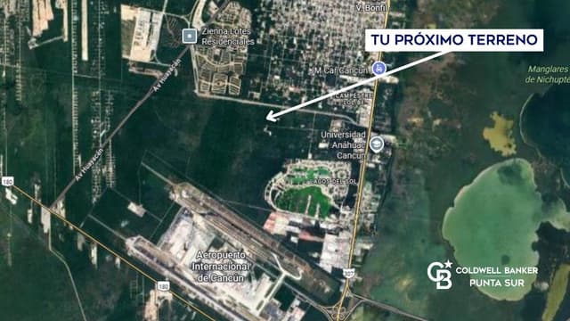 Terreno en Venta – Zona de mayor crecimiento en Cancún (Avenida Chac Mool)