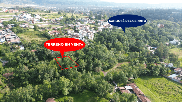 TERRENO EN VENTA EN MORELIA, SAN JOSÉ DEL CERRITO.