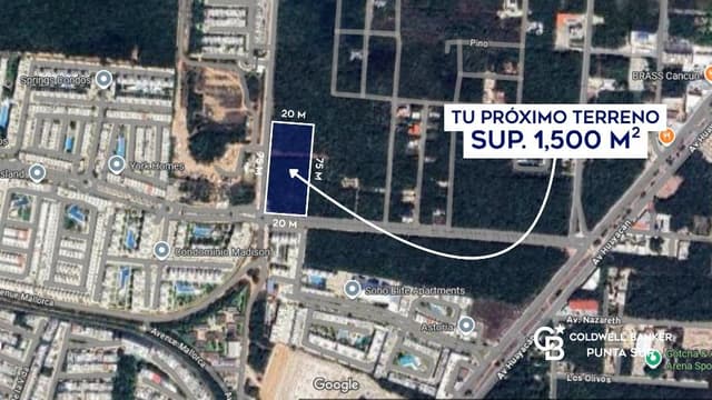 Terreno en Venta – Av. México, Cancún | 1,500 m² Uso Mixto